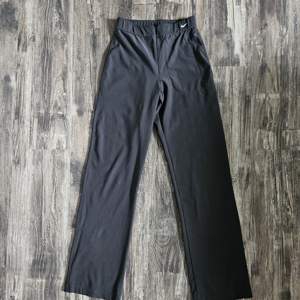 Nike Dri-Fit Athletic Pants with Zip Front, Size S (4-6)